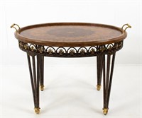 Maitland Smith Regency Style Inlaid Tray Table