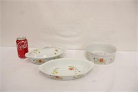 Vintage Country Flowers By Andrea Cookware Dishes