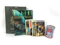 Livres de référence Zelda et Alien + 4 livres *
