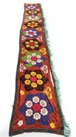 EMBROIDERED SILK SUZANI WALL RUNNER