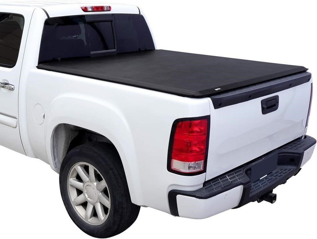 Amazon Basics Soft Roll Up Tonneau Cover for