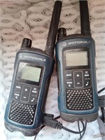 2 Motorola Hand Held Radios, with Charger