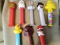 8 Pez Dispensers