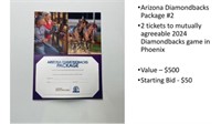Arizona Diamondbacks Package # 2