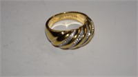 14K gold Ring with Silver embellishment