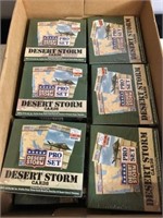 BOX OF MISCELLANEOUS DESERT STORM COLLECTOR CARDS