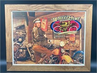 Signed Framed 18x24” Wheels Through Time Print