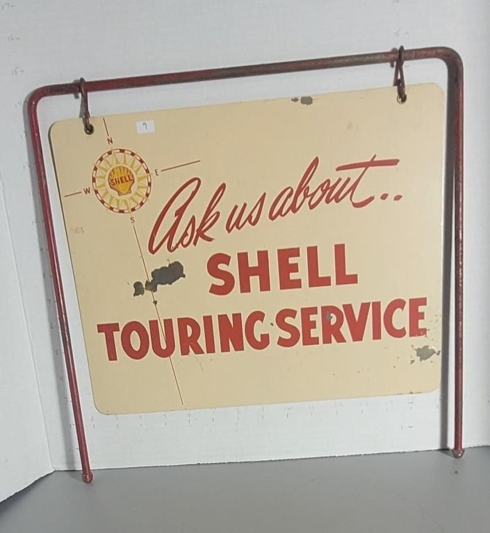 SHELL TOURING SERVICE SIGN