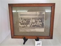 Framed early photo...possible family reunion