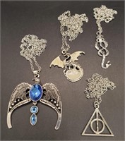 (D) Harry Potter Necklaces (20" and 26" long)