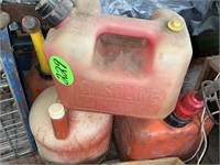 (4) Plastic Gas Cans