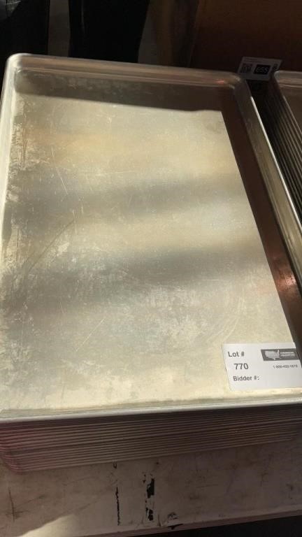 1 LOT 20 FULL SIZE COOKING/BAKING PANS SHEET.