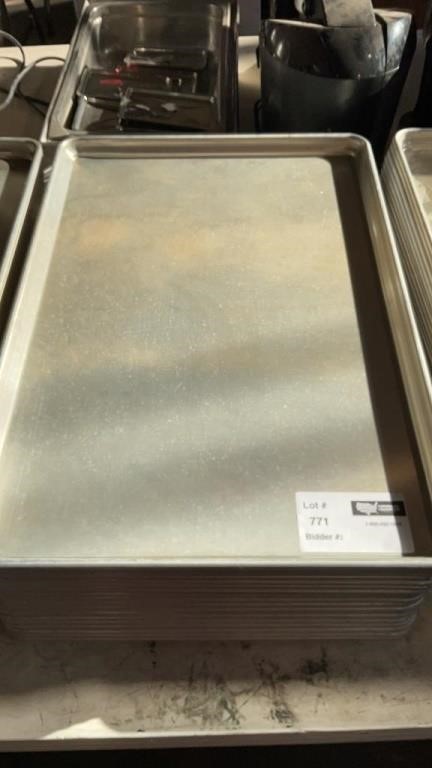 1 LOT 20 FULL SIZE COOKING/BAKING PANS SHEET.