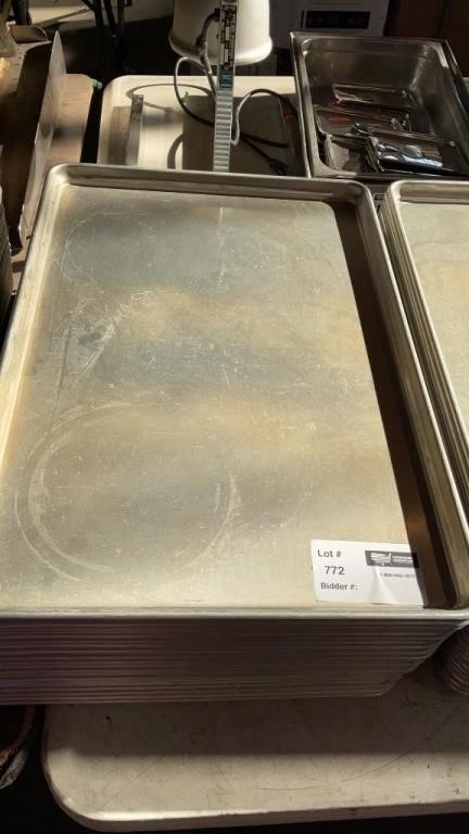 1 LOT 20 FULL SIZE COOKING/BAKING PANS SHEET.