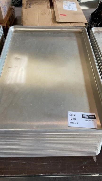 1 LOT 21 FULL SIZE COOKING/BAKING PANS SHEET.