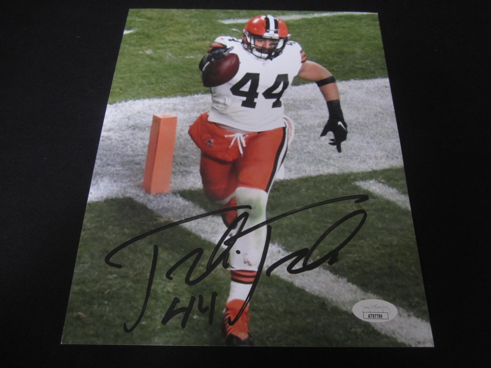 Sione Takitaki Signed 8x10 Photo JSA COA