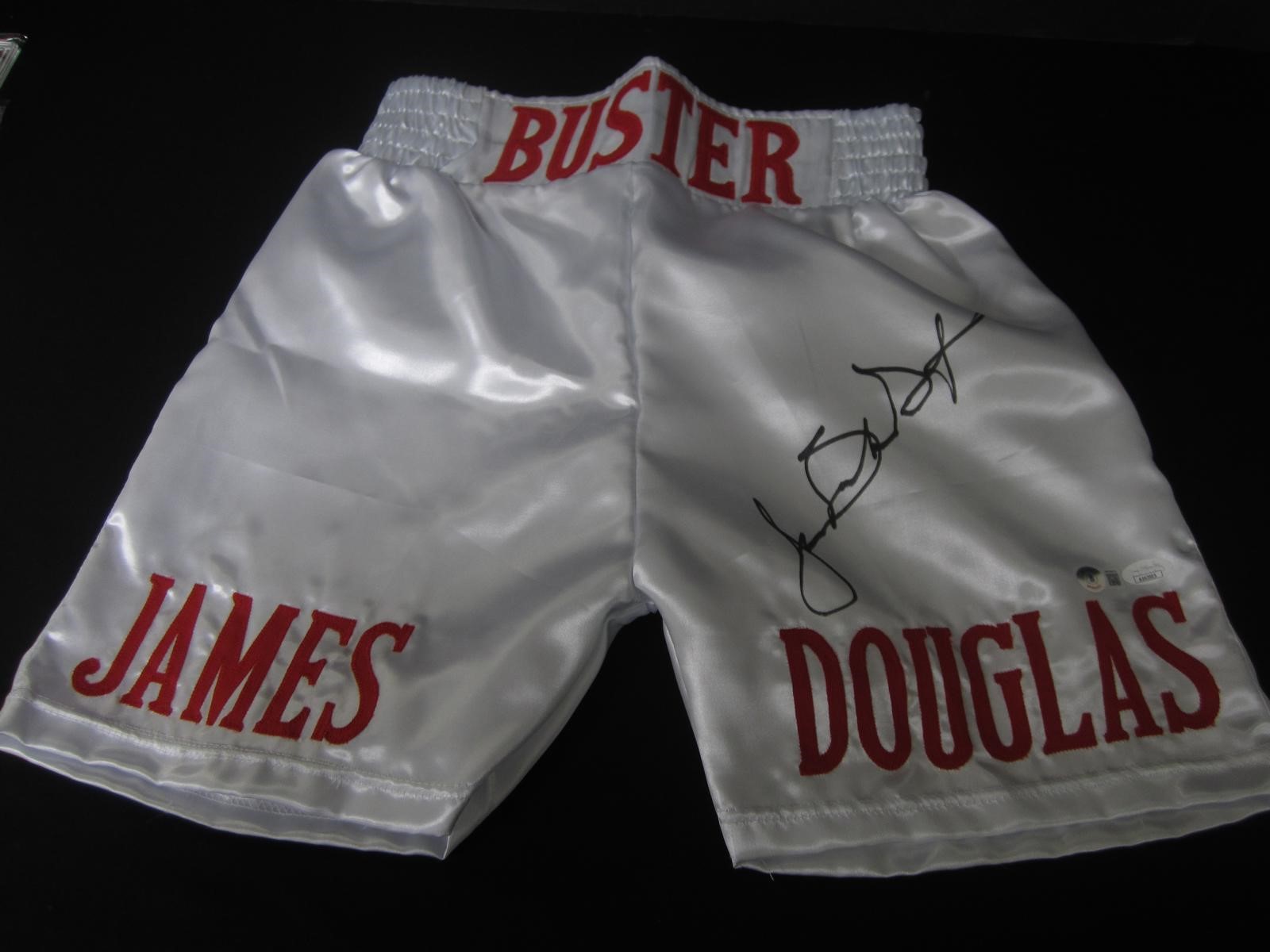 Buster Douglas Signed Trunks JSA COA