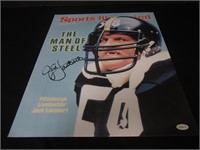 Jack Lambert Signed Magazine TSE COA