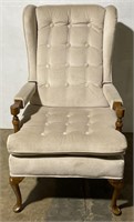 (E) Upholstered Wingback Chair 40”
