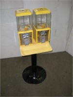 Double Bowl Candy Machine 25 Cents 15 x 12 x 42