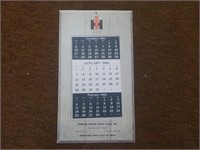 1962 IH calendar 12 x 21"