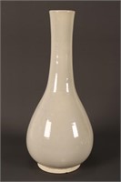Large Early Chinese Cream Glaze Vase,