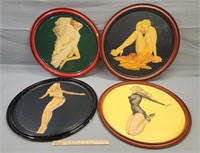 Pin-Up Tin Litho Trays Collection
