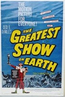 1960 GREATEST SHOW ON EARTH MOVIE POSTER