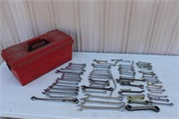 Assorted open & box end wrenches