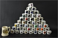 46 Vintage NFL Mini Helmet Mugs w/ 2 MLB 1 NBA