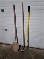 Shovel, Hoe & Extension Pole