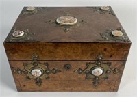 19TH C. ENGLISH TRAVEL BOX