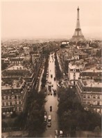 VINTAGE MILLER "PARISIAN" BLACK & WHITE PHOTOGRAPH