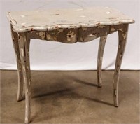 PAINTED AND DISTRESSED CONSOLE TABLE