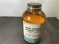 Vintage 7 1/4" Merck Sodium Carbonate Bottle