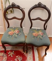 BALLOON BACK CHAIRS - NOTE CONDITION