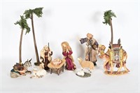 Hand Painted Nativity