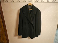 Navy P Wool coat size  42r