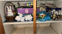 Shelf lot of easter stuff