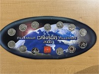 2000 Cdn Millennum Coin Set