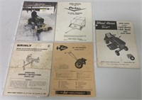 5 John Deere, Brinly, Bready, Brochures, others