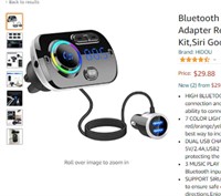 Bluetooth Car FM Transmitter,HIDOU Bluetooth 5.0