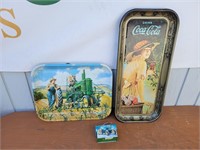 Coca-Cola & John Deere Trays