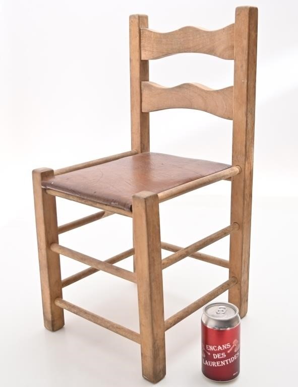 Chaise pour enfant, en bois, vintage
