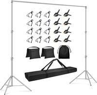 SEALED-Gltire Photo Backdrop Stand for Parties, 10