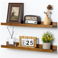 Picture Ledge Wall Shelves  24in  Set of 2