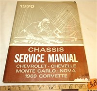 1969 Corvette 70 Chevelle Service Manual