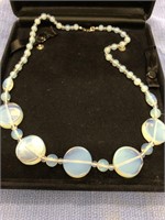 Exotic moonstone necklace