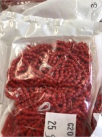 Toho 12/0 cut beads. Red .Quantity in the