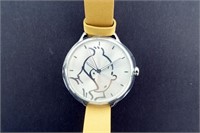 Montre Tintin Classic Silver Brown (Moulinsart)